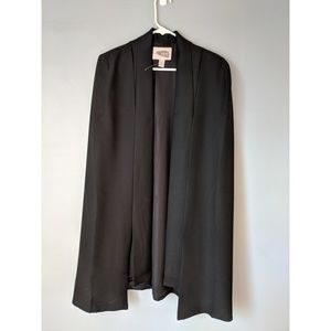 Black Cape Sleeve Blazer (Lg)